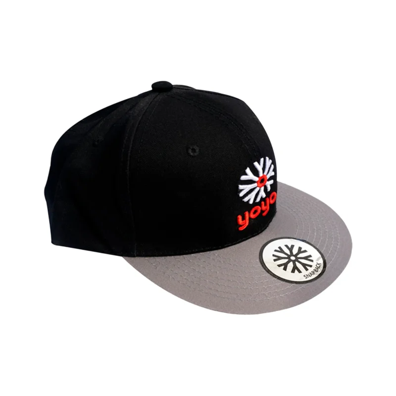 Gorra Yoyo Snapback Negra/Gris